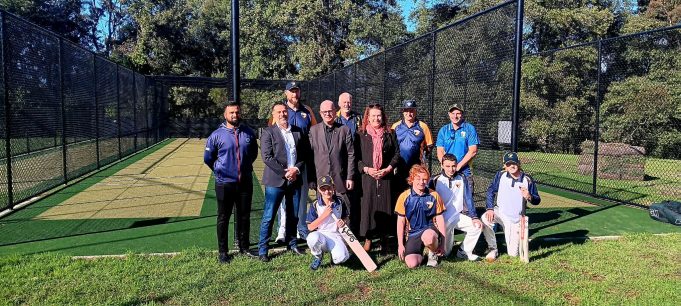 New cricket nets installed at Lomatia Park